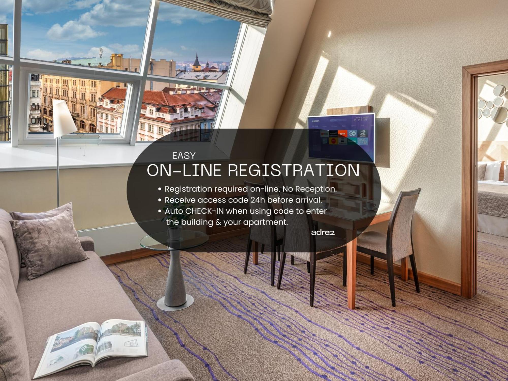Crown Palace Apartments By Adrez Prague Exterior photo